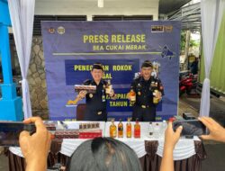 pencegahan Rokok Ilegal, MMEA dan Penyampaian Kinerja KPPBC TMP Merak Tahun 2022