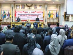 Gubernur Arinal Djunaidi Lantik dan Ambil Sumpah Jabatan 105 Pejabat Administrator dan Pejabat Pengawas di Lingkungan Pemprov Lampung