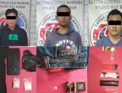 Kurang dari 24 jam, Satresnarkoba Polres Way Kanan Berhasil Bekuk Pengedar dan Pengguna Sabu