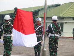 Kodim 0429/Lamtim Gelar Upacara Bendera Wujud Implementasi Nasionalisme Dan Cinta Tanah Air