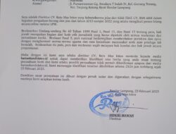 Hak Jawab CV Ratu Mas Inten Atas Pemberitaan Dugaan Alamat Fiktif