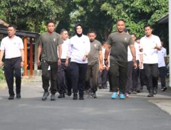 Perkuat Sinergitas, Kodim 0429/Lamtim Dan Polres Lamtim Laksanakan Olahraga Bersama