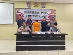 Kurang Dari 1 Jam, Polres WK Ringkus Pelaku Pembunuhan