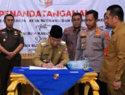 Pemkab Lampura Mou dengan 12 Instansi Vertikal dan BUMN