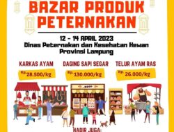 Menjelang Hari Raya Idul Fitri Disnakeswan Gelar Bazar Murah Produk Peternakan