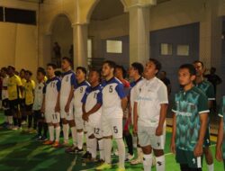 Dinas Tenaga Kerja Provinsi Lampung Gelar Liga Futsal Pringati Hari Buruh Internasional