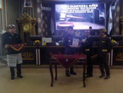 DPRD Way Kanan Serahkan Rekomendasi LKPJ TA 2022