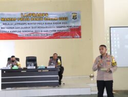 Jelang Pilkakam Serentak, Polres WK Gelar Lapraops dan Simulasi Pam TPS