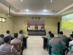 Kanit Binmas Se-Polres WK Ikuti Latpraops Bina Waspada Krakatau Tahun 2023