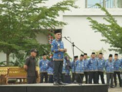 Sekda Saipul Pimpin Apel Bulanan Lingkup Pemkab Way Kanan