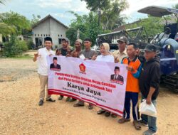 Wakil Ketua I DPRD Lampung Salaurkan Bantuan Alat Mesin Pertanian Untuk Gapoktan Karya Jaya Pringsewu