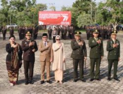 Peringatan HUT Bhayangkara Ke-77 Tingkat Polres Way Kanan