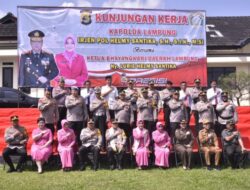Lakukan Kunker Ke Polres Way Kanan, Kapolda Lampung Resmikan Gedung SPKT Satu Atap ” Tantya Sudhirajati”