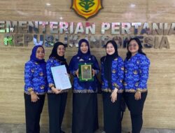 BPK2LP Dinas Peternakan dan Kesehatan Hewan Lampung Raih Penghargaan Abdi Bakti Tani Dari Kementerian Pertanian RI
