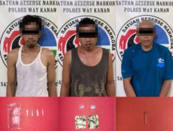 3 Pelaku Tindak Pidana Narkoba Diringkus