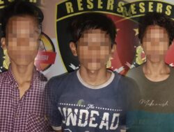 Sasar Truk Muatan Sagu, Polsek Panjang Tangkap Tiga Pelaku Bajing Loncat