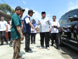 Gubernur Lampung Tinjau Pembangunan Ruas Jalan Provinsi di Desa Penantian Ulu Belu Tanggamus