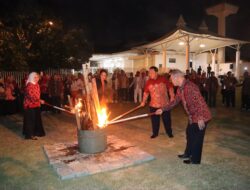 Gubernur Lampung Bersama Ketua YJI Cabang Privinsi Lampung Gelar Malam Keakraban Jambore Nasional
