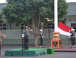 Korem 043/Gatam Upacara Bulanan, Ini Amanat Pangdam II/Swj