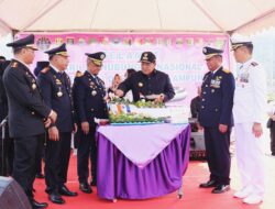 Gubernur Lampung Hadiri Upacara Hari Perhubungan Nasional 2023 di Dermaga B Pelabuhan Panjang