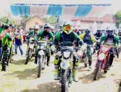Danrem 043/Gatam Tunggangi Trail Jelajah Alam Lampung Utara