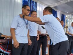 Wadirlantas Polda Lampung Juara 1 Bulu Tangkis Ganda Putra HUT Lantas Ke 68