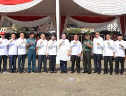 Ketua PMI Lampung Mengikuti Upacara Peringatan HUT ke-78 PMI