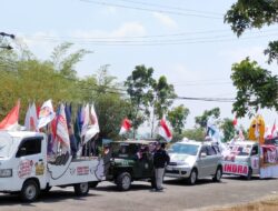 Kirab Pemilu Kabupaten Pringsewu Tidak Dihadiri Tiga Partai Peserta Pemilu