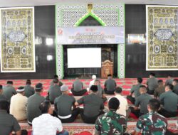 Korem 043/Gatam Doa Bersama Jelang HUT Ke-78 TNI
