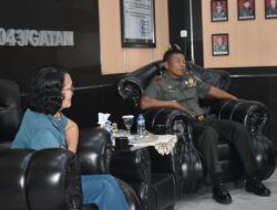 Danrem 043/Gatam Terima Audensi Ka Dilmil I-04 Palembang dan Ka Otmil I-05 Palembang