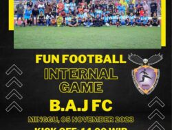 Launching Jersey ke-4, BAJ FC Akan Gelar Fun Football Internal Game dan Kompetisi Mini Cup