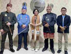 Rektor UGM Disambut Secara Adat Oleh Masyarakat Adat Kerajaan Adat Paksi Pak Sekala Brak Kepaksian Pernong