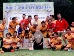 Dipenuhi Pemain Legendaris, BAJ FC Sukses Gelar Mini Cup Usia 39+