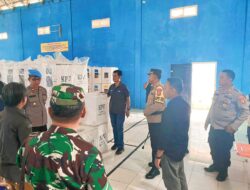 Kapolres Lampura Pantau Pengamanan Pleno Hasil Pemilu 2024 Tingkat Kecamatan