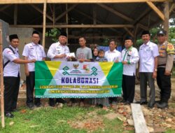 Baznas Bersama Pemkab Tubaba Berkolaborasi Berikan Bantuan  Korban Rumah Roboh 