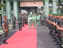 Markas Kodim 0412/LU Didatangi Pangdam II Sriwijaya