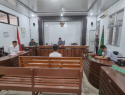 Pengadilan Negeri Kotabumi Gelar Sidang ABH Dengan Agenda Mendengarkan Keterangan Saksi