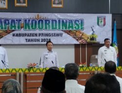 Pj. Pringsewu Pimpin Rakor Dengan Sejumlah OPD