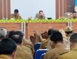 Pj Bupati Pringsewu Briefing Seluruh Kepala OPD