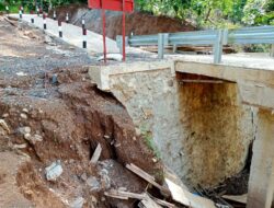Proyek Jembatan Gantung Rp 5,6 Miliyar Milik BPJN Provinsi Lampung Asal Jadi