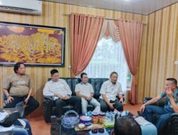 Ka Kimal Lampung, Letkol (Mar) Herman Sobli Audensi Bersama DPC Laskar Lampung Lampura