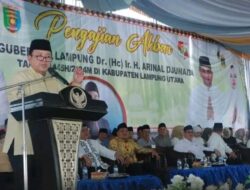 Kunker Gubernur Lampung Gelar Pengajian Akbar 
