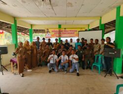 Wakili Dandim 0411/KM, Pgs Danramil 411-06/SR Hadiri Sosialisasi Bela Negara kepada Masyarakat