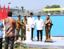 Presiden Jokowi Resmikan SPAM Bandar Lampung