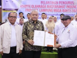 Pj. Gubernur Samsudin Hadiri Pelantikan Pengurus KORMI
