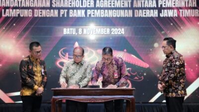 Lampung Perkuat Kerjasama Dengan Bank Jatim