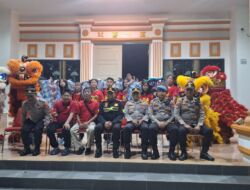 Kapolres Metro Cek Kesiapan Personel PAM Vihara dalam Perayaan Tahun Baru Imlek