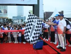 Pj. Gubernur Samsudin Lepas Peserta Bank Lampung Run 2025