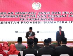 Pj Gubernur Lantik Pejabat Pemprov