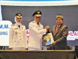 Sertijab Gubernur Lampung dan Ketua TP PKK, Rahmat Mirzani Djausal Resmi Pimpin Provinsi Lampung